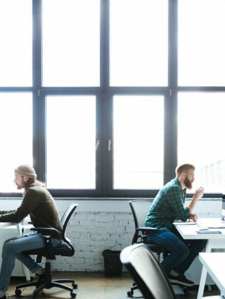 Image of people working in an office